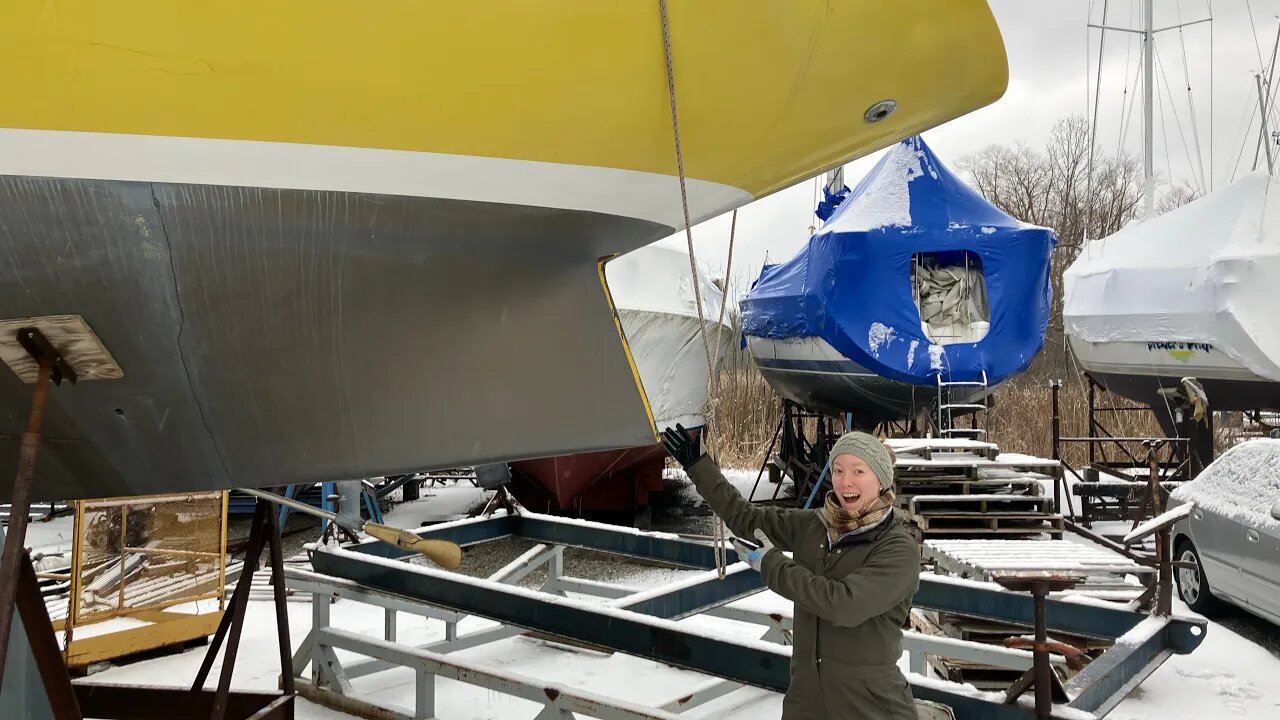 Extending the rudder on a 1973 Ericson 39. S1 Ep 12