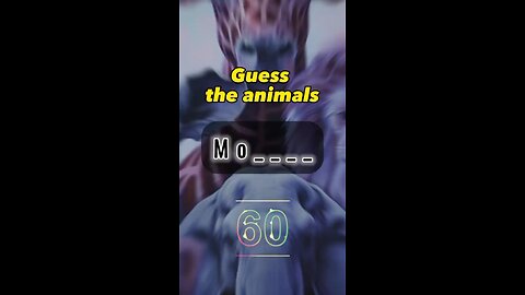 Can you name 14 animals in just 60 seconds.