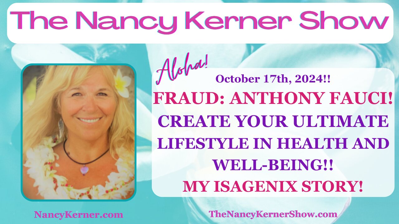 FRAUD: Anthony Fauci ! Create YOUR Ultimate Healthy Lifestyle & Well-Being ! My Isagenix Story!