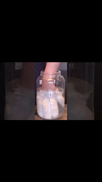 Hand in Hot Ice #shorts