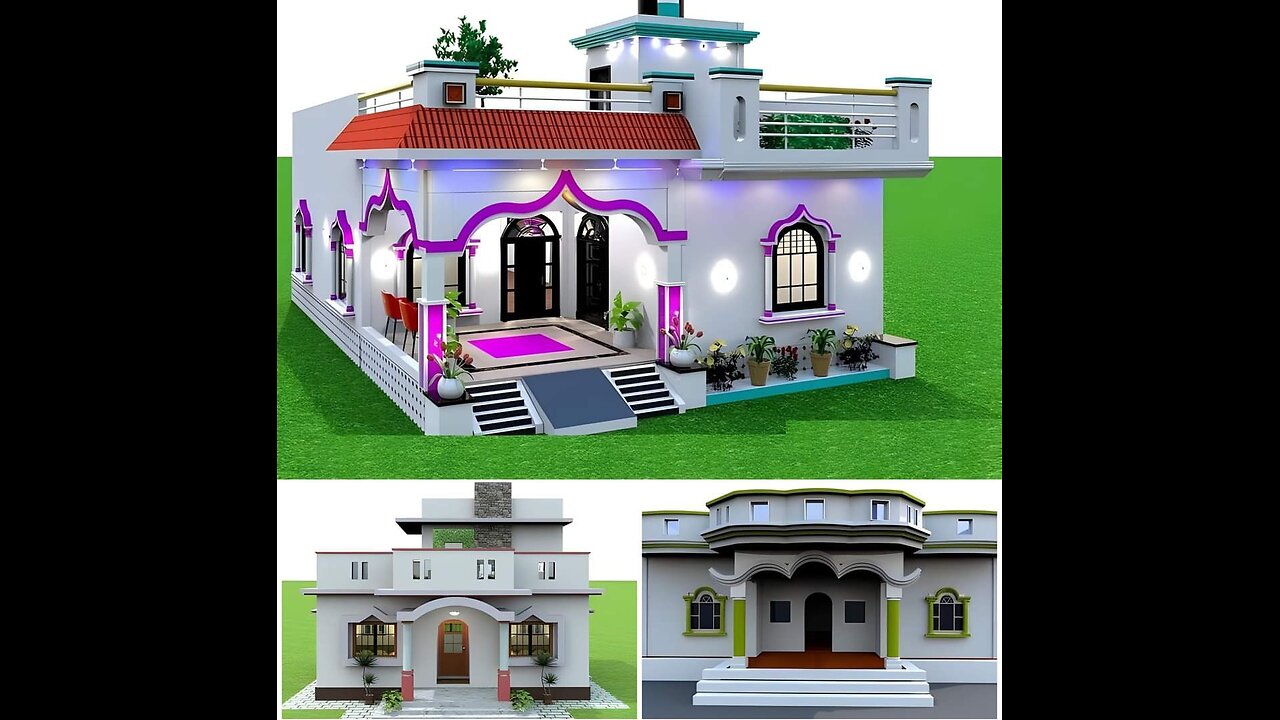 New designs of House with map 🏘️🏘️🏣🏫🏤🗺️🗾
