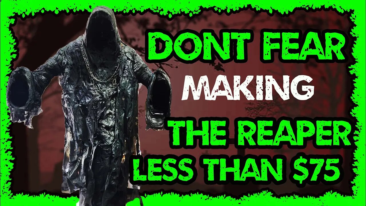 make a reaper stature halloween grim reaper statue build budget halloween decor