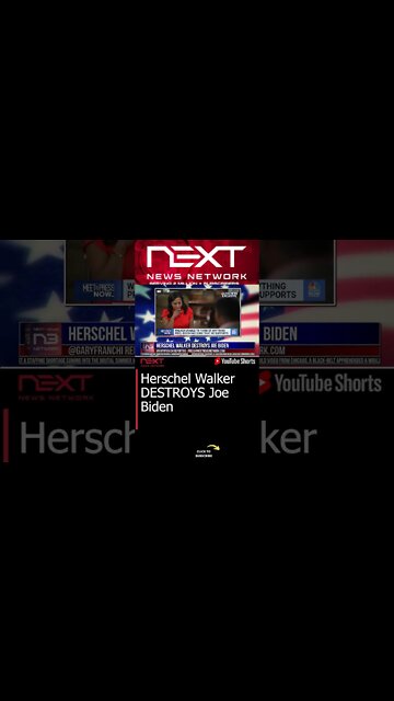 Herschel Walker DESTROYS Joe Biden #shorts