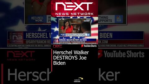 Herschel Walker DESTROYS Joe Biden #shorts