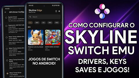 Como Configurar o SKYLINE! | SWITCH no Android | Configuração Completa