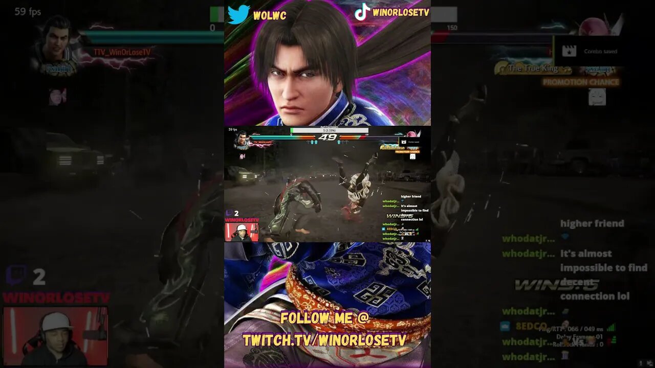 Tekken 7 Lei Wulong Match Highlight #57 #shorts #tekken7