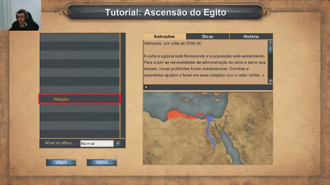 AGE OF EMPIRES 1 | TUTORIAL 8/12 | ASCENSÃO DO EGITO - RELIGIÃO