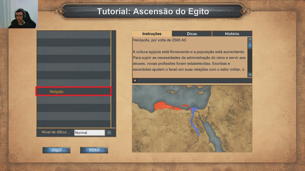 AGE OF EMPIRES 1 | TUTORIAL 8/12 | ASCENSÃO DO EGITO - RELIGIÃO