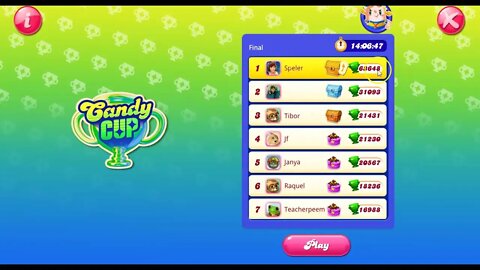 Candy Cup Finals in Candy Crush Saga (and info about my surgery tomorrow)