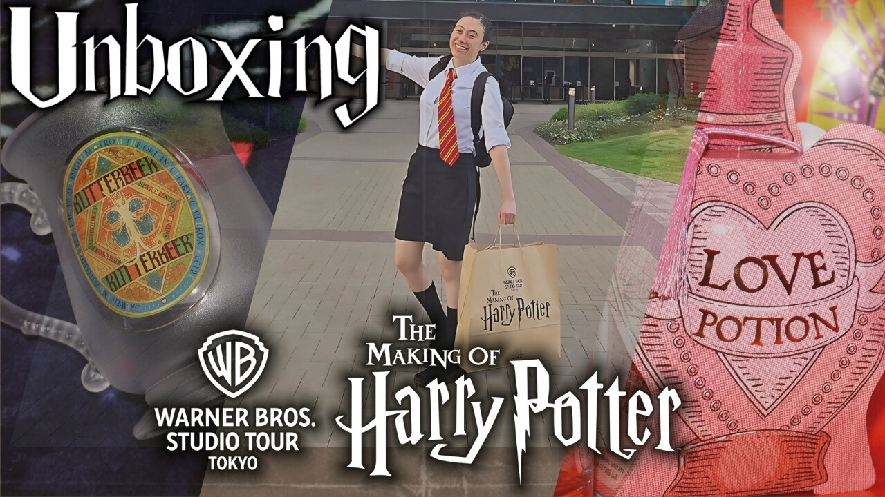 My Merch Haul From "WB Studio Tour Tokyo The Making Of Harry Potter" | Unboxing & Review