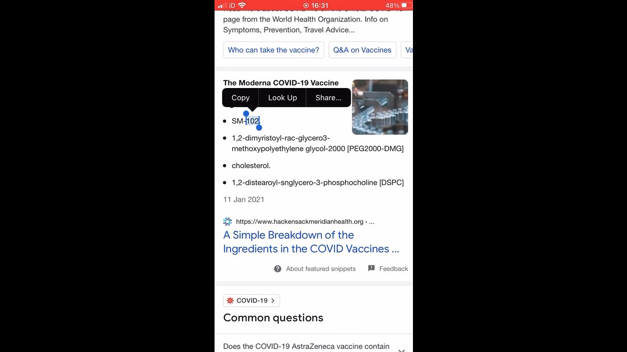 Whats in the vaccine?