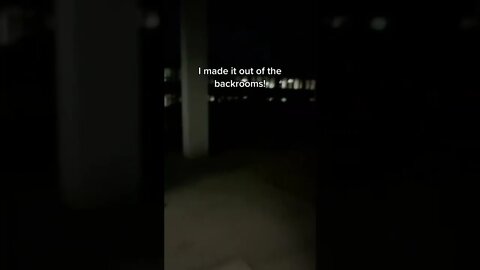 I finally found the exit!!! #backrooms