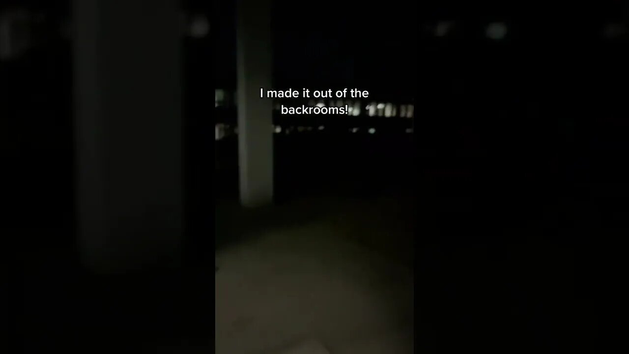 I finally found the exit!!! #backrooms