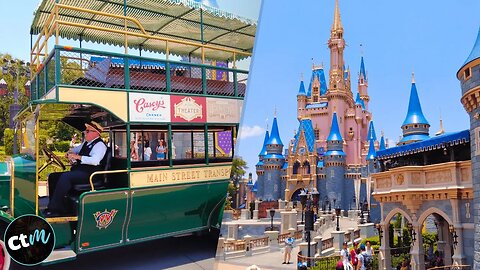 POV Ride Down Main Street | Main Street USA Ambience | Double Decker Omnibus