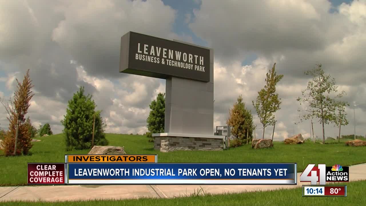 Leavenworth Industrial Park open, no tenants yet