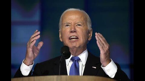 Biden's rails against being forced out DNC