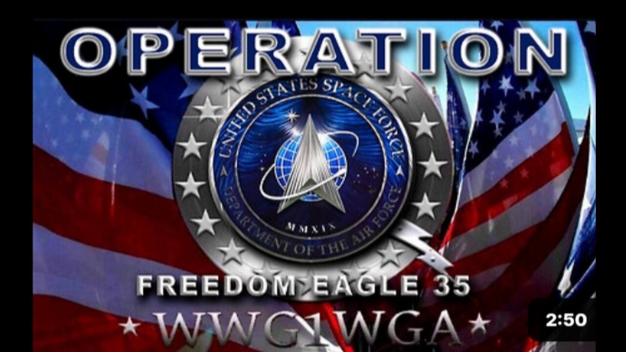 ‘Operation Freedom Eagle 35 WWG1WGA’ Sincerely, President John F. Kennedy ‘Q’ #SemperSupra 🤝🇺🇸💫