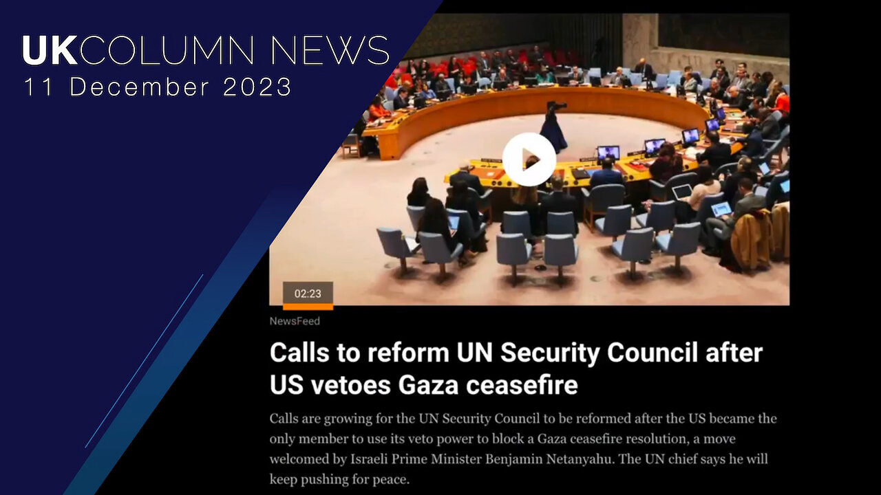 US Vetoes UN Security Council Demand For A Ceasefire In Gaza - UK Column News