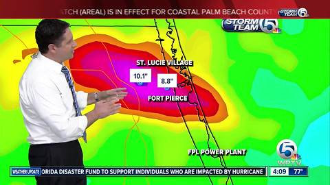 Flooding in Fort Pierce, St. Lucie County