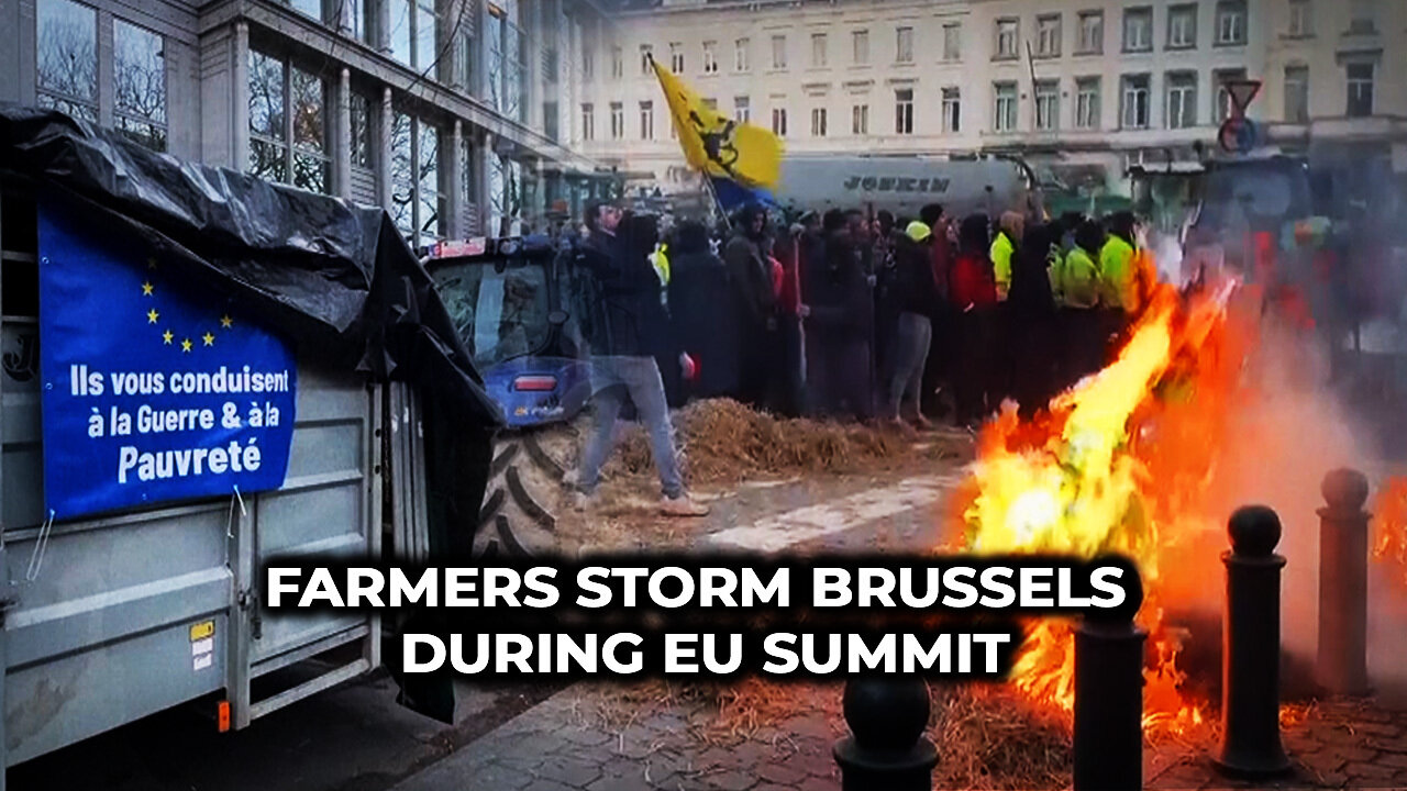 Farmers Storm Brussels During EU Summit