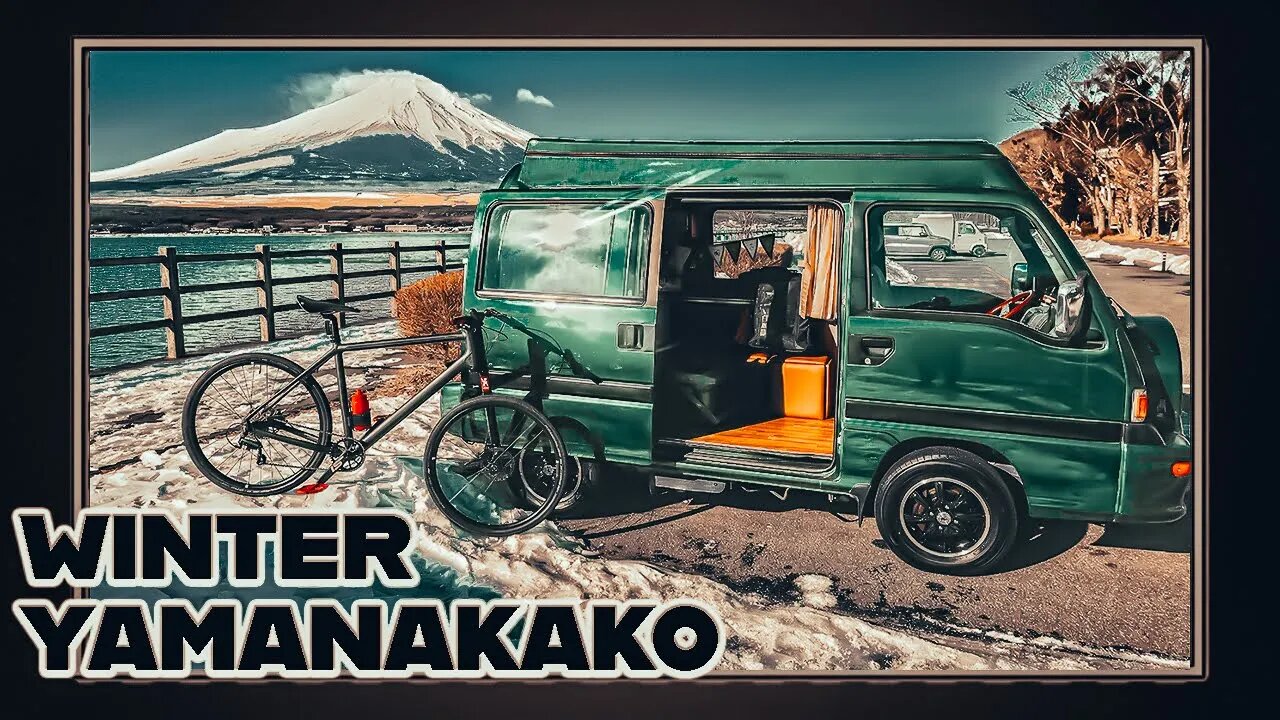 Van Life Japan Winter Adventure Deployment Vehicle to Lake Yamanakako