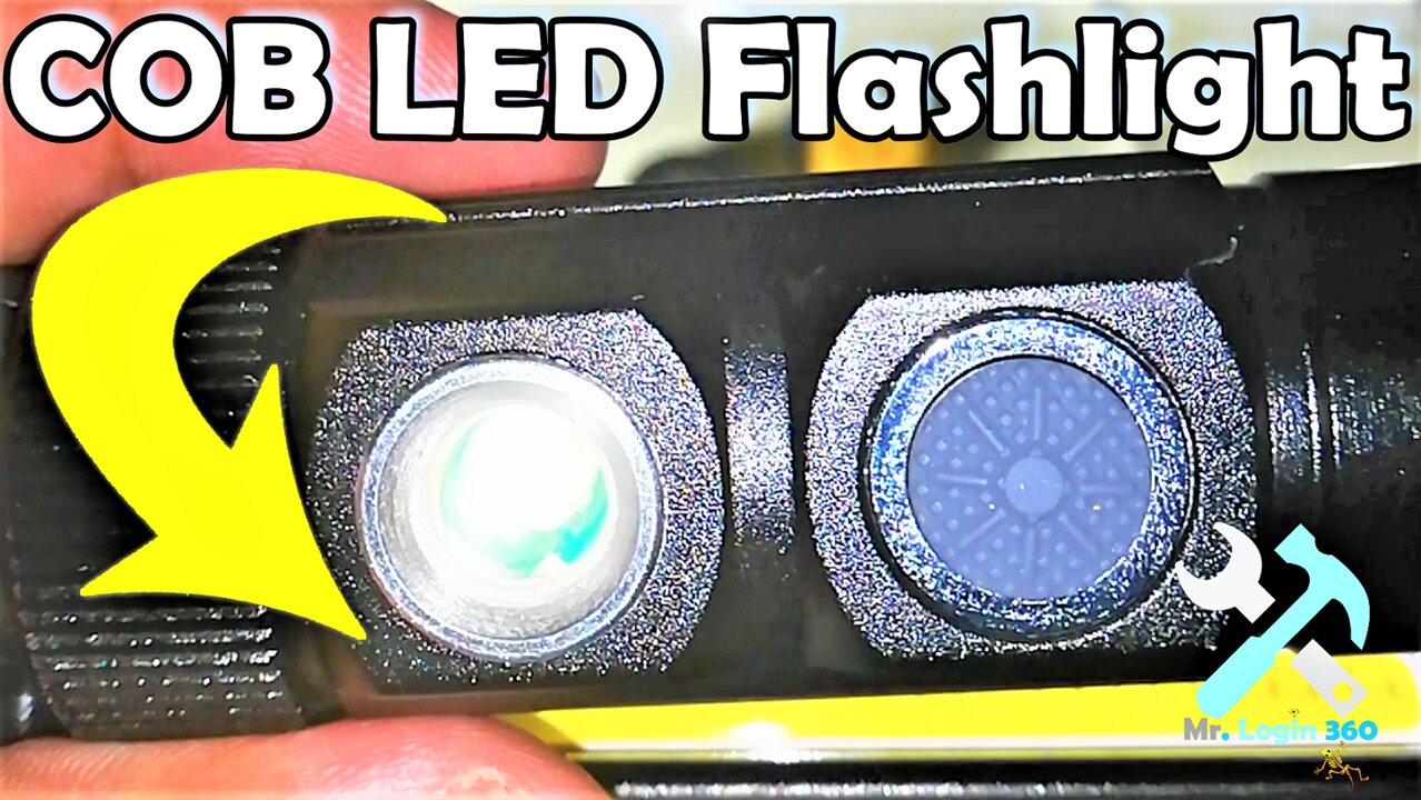 A Complete Guide to Using the Portable COB LED Flashlight: Unboxing and Testing