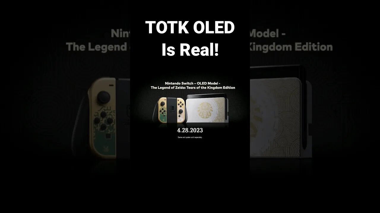 Tears of the Kingdom Switch OLED is Real! #gaming #TearsOfTheKingdom