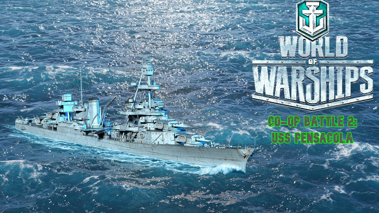 World of Warships Co-op battle 2: USS Pensacola