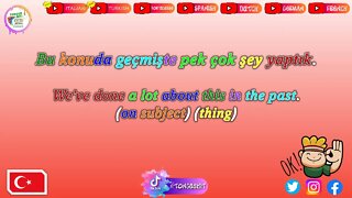 New Turkish Sentences! \\ Week: 8 Video: 2 // Learn Turkish with Tongue Bit!