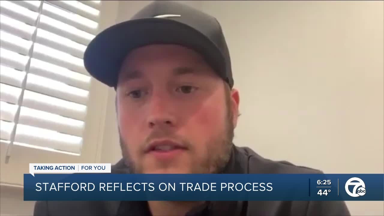 Matthew Stafford shares when the trade "became real" for him