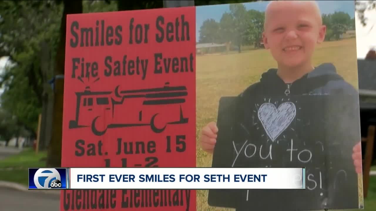 Smiles for Seth event raises fire safety awareness