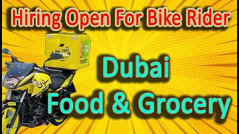 Delivery Boy Bike Rider Interview In NOON- Bike Rider Job Interview - Dubai Bike Rider Interview