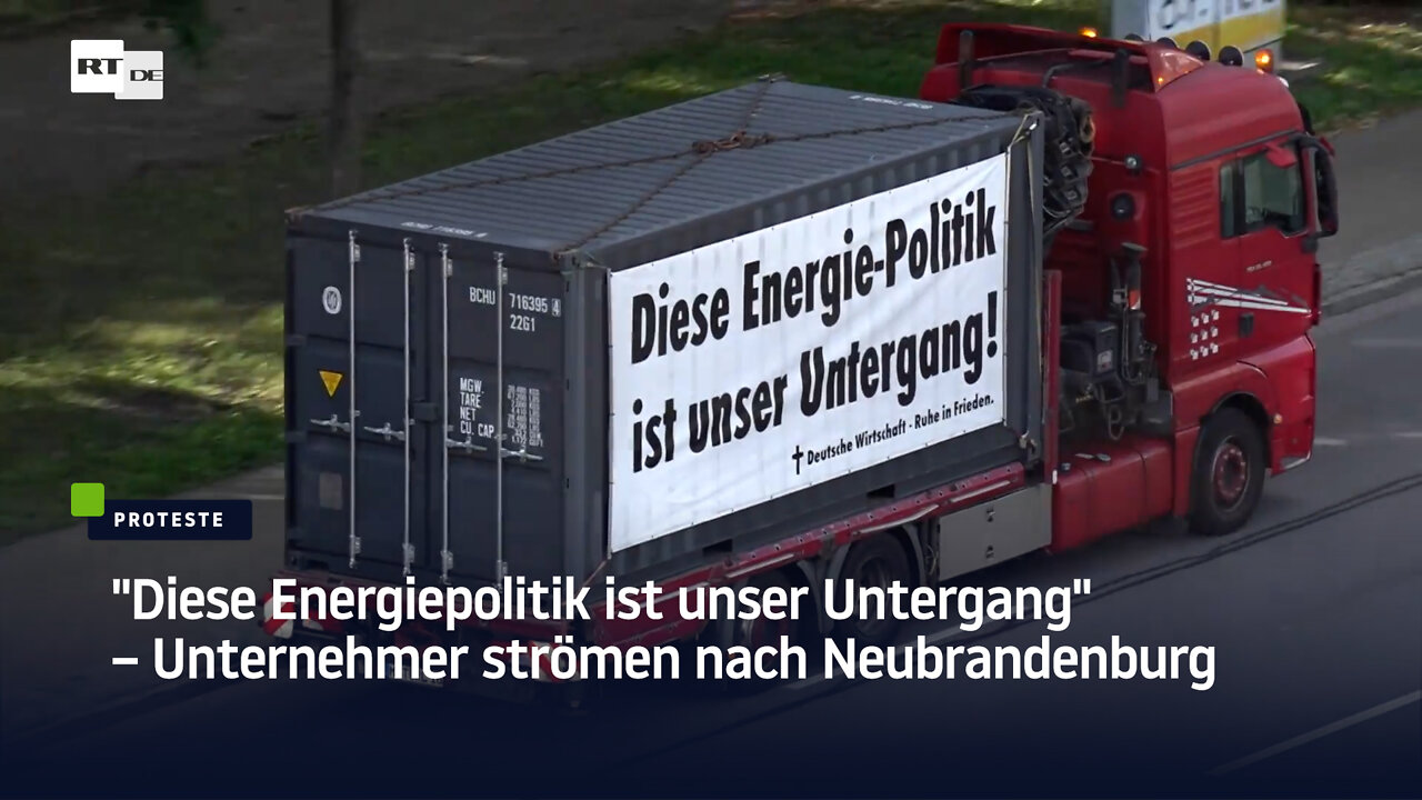 "Diese Energiepolitik ist unser Untergang" – Unternehmer strömen nach Neubrandenburg