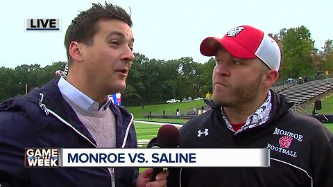 Monroe and Saline show up to support their teams in our WXYZ Game of the Week