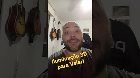 Iluminação 3D na Real! #shorts