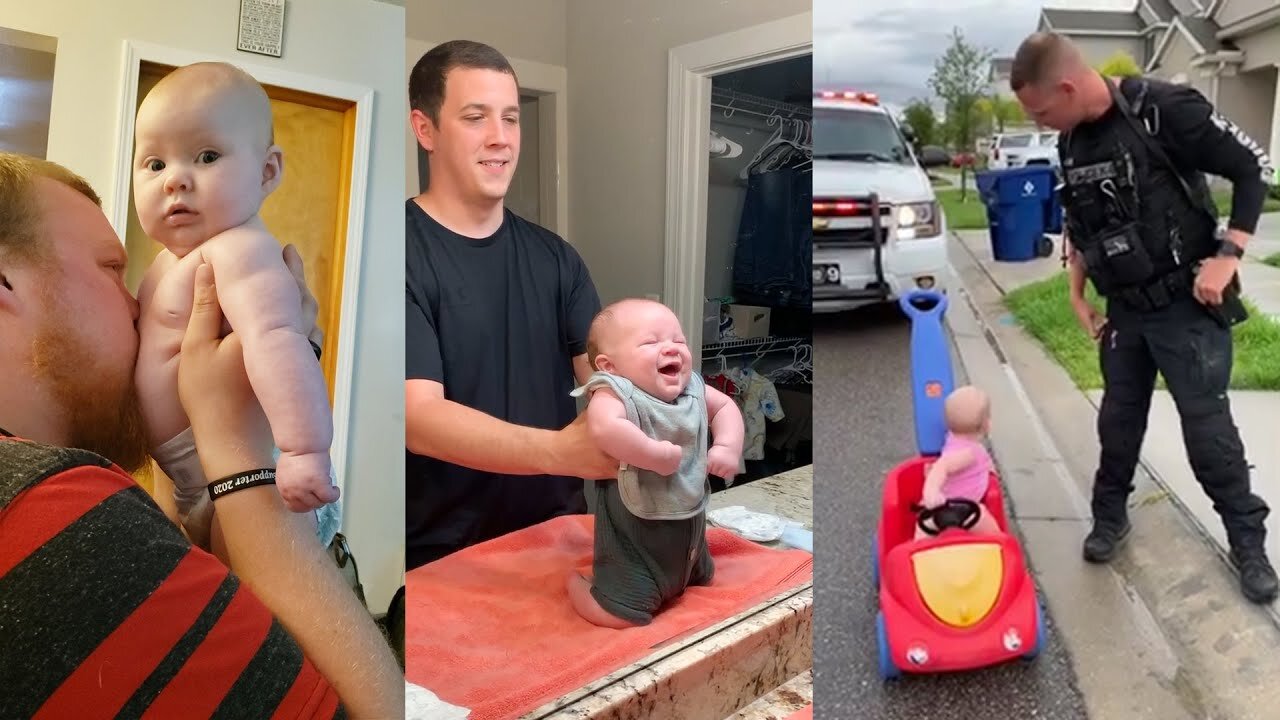 Funny Dads Who Have Nailed Parenting 2021 _ Baby and Daddy Funny Moments