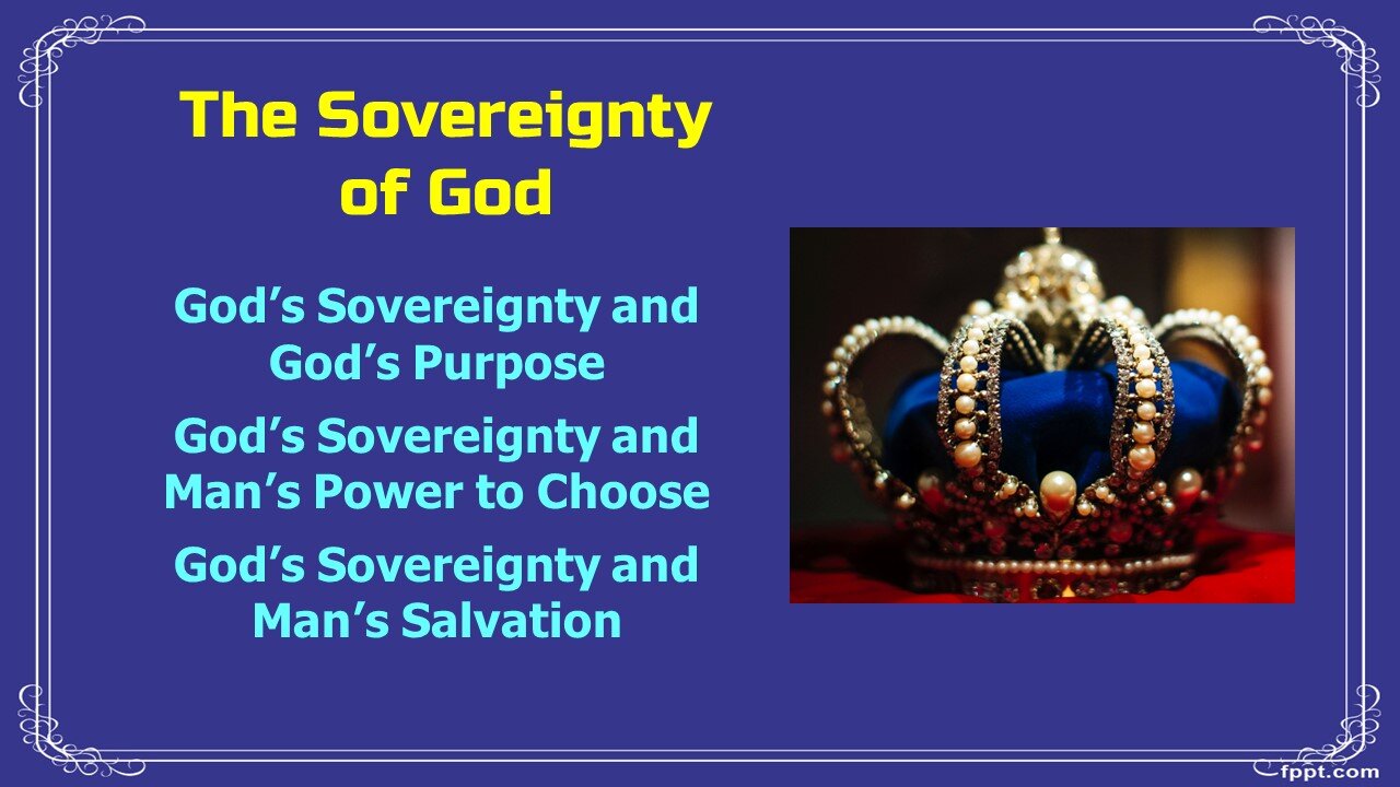 Video Bible Study: The Sovereignty of God