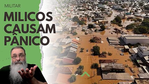 MILITARES EVACUAM bairro de CANOAS por SUPOSTO ROMPIMENTO de DIQUE, mas ERA "FAKE NEWS" ESTATAL