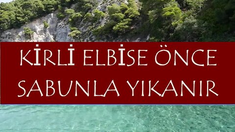 #menkıbe EN GÜZEL MENKIBELERDEN BİR BÖLÜM / "KİRLİ ELBİSE ÖNCE SABUNLA YIKANIR "