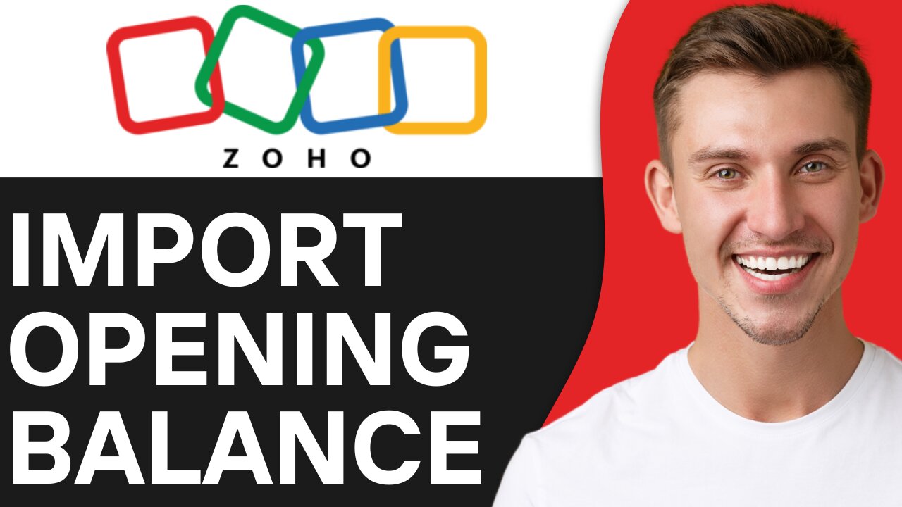 HOW TO IMPORT OPENING BALANCE IN ZOHO BOOKS