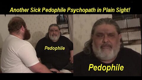 Pedophile Psychopathic Ex Cop Admits He's a Pedophile and Gets Sassy! [15.08.2023]