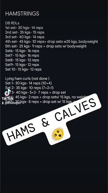 HAMSTRINGS & CALVES