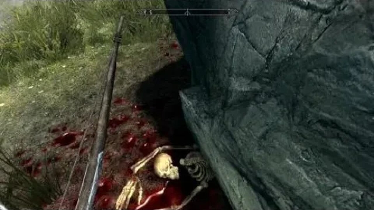 Skyrim:Not sure if the giants did this?! (weird things in the wild part 1) #Skyrim