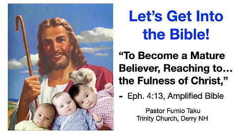 Let's Get Into the Bible