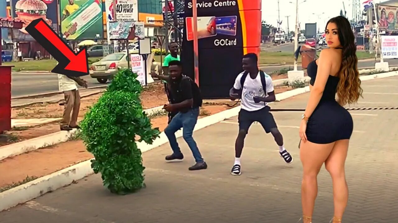 FUNNY PRANKS, BUSHMAN SCARE PRANK!!..SCARE CAM PRANK!!..COMPILATION 2023