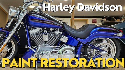 Harley Davidson paint restoration