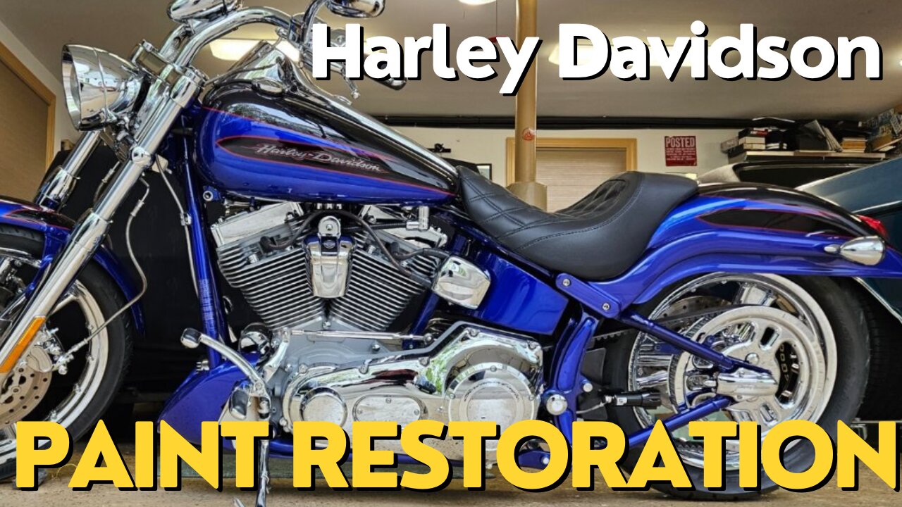 Harley Davidson paint restoration