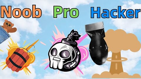 NOOB vs PRO vs HACKER - Bomb Evolution | @PocketBear470