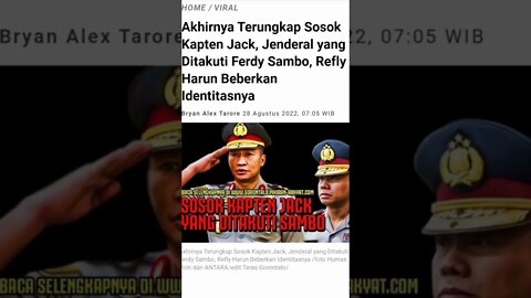 #Kaptenjack #usuttuntas kasus #ferdisambo & #brigadirj atas perintah #kapolri #listyosigitprabowo