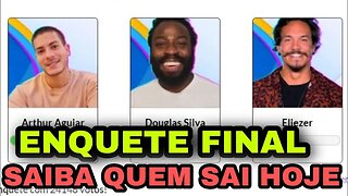 ENQUETE FINAL - MUDOU TUDO? #arthuraguiar #enquetebbb22 #bbb22 #webtvbrasileira #ParciaisTwitter